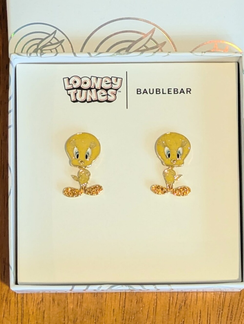 BaubleBar x Looney Tunes Tweety Yellow Stud Earrings